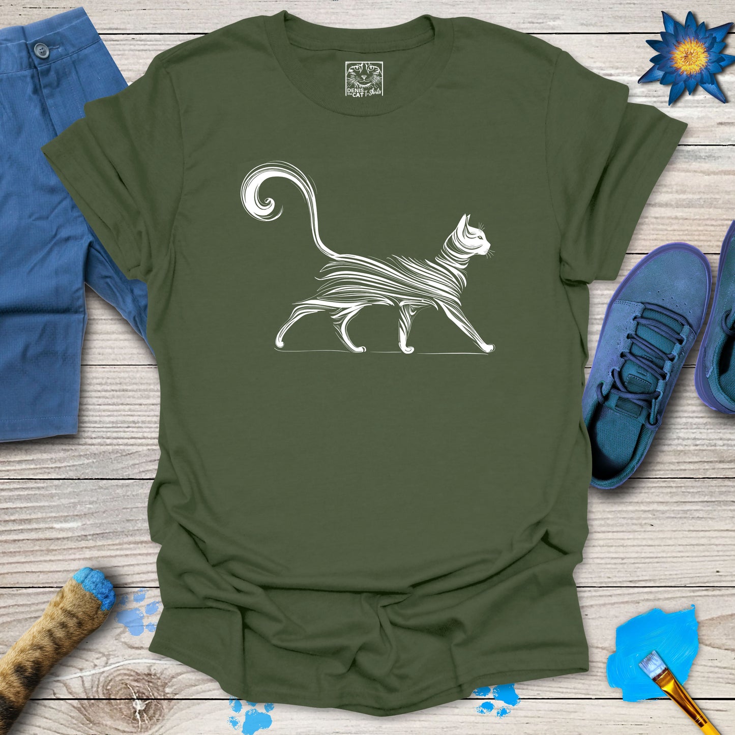 Lined Cat