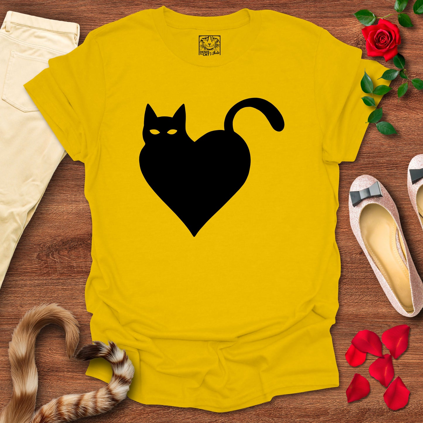 Minimalist Cat Heart