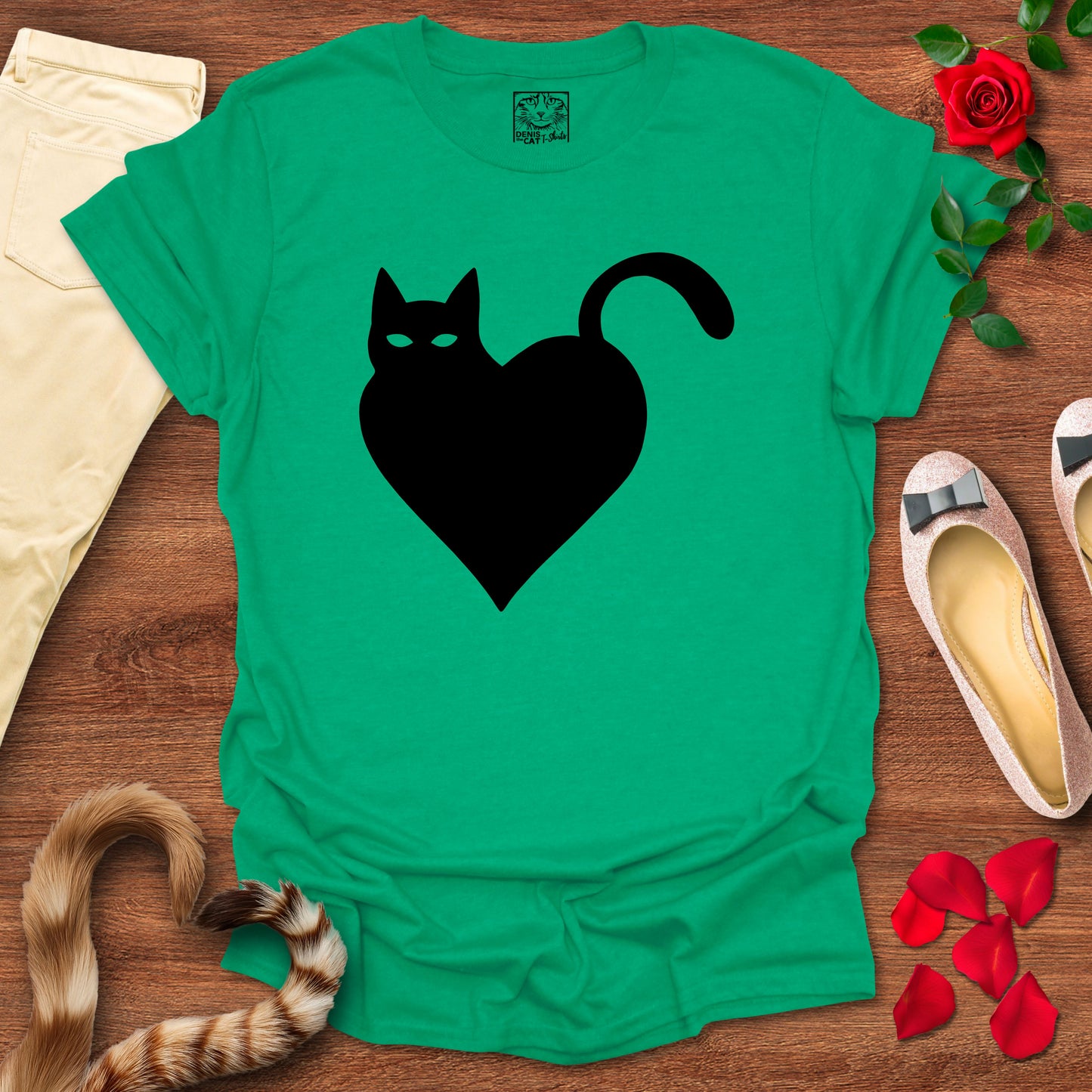 Minimalist Cat Heart