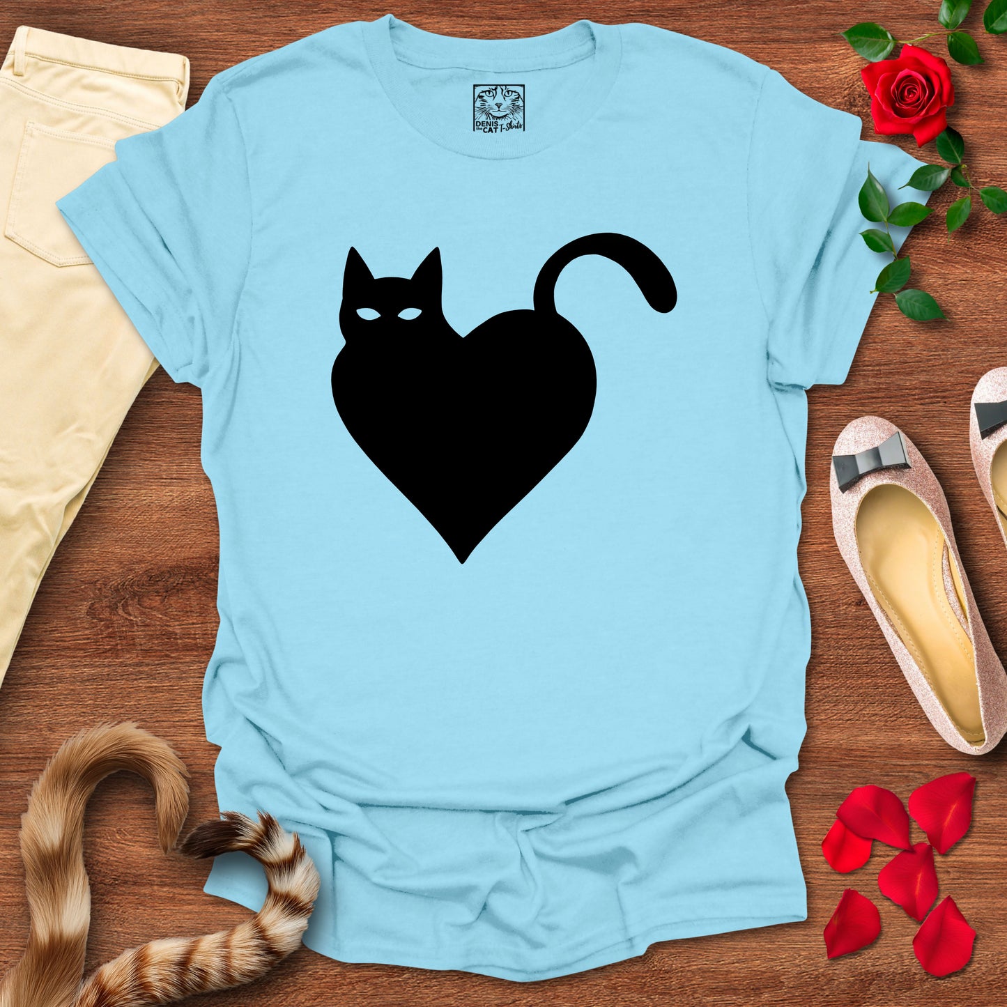 Minimalist Cat Heart