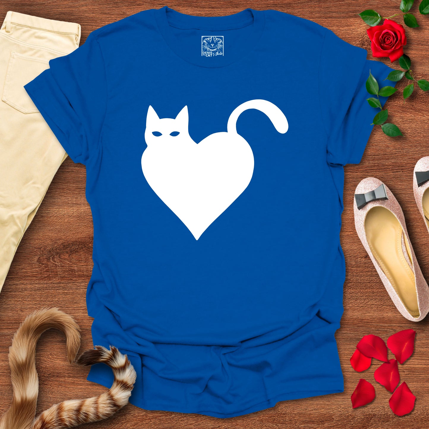 Minimalist Cat Heart