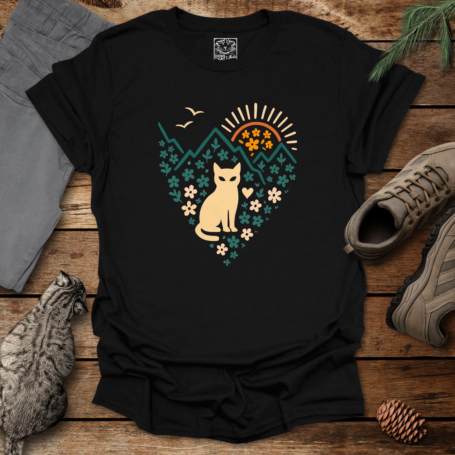 Mountain Sunrise Cat