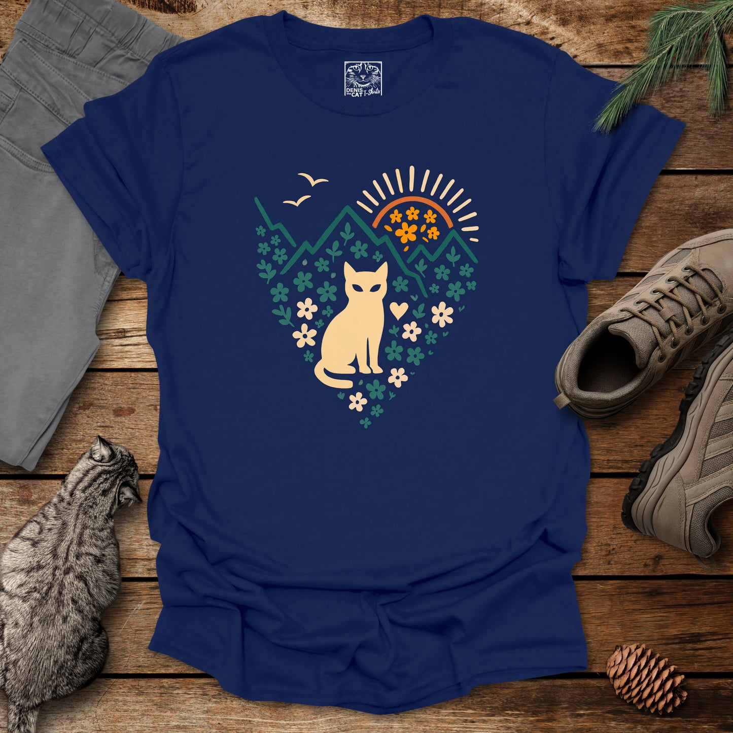 Mountain Sunrise Cat