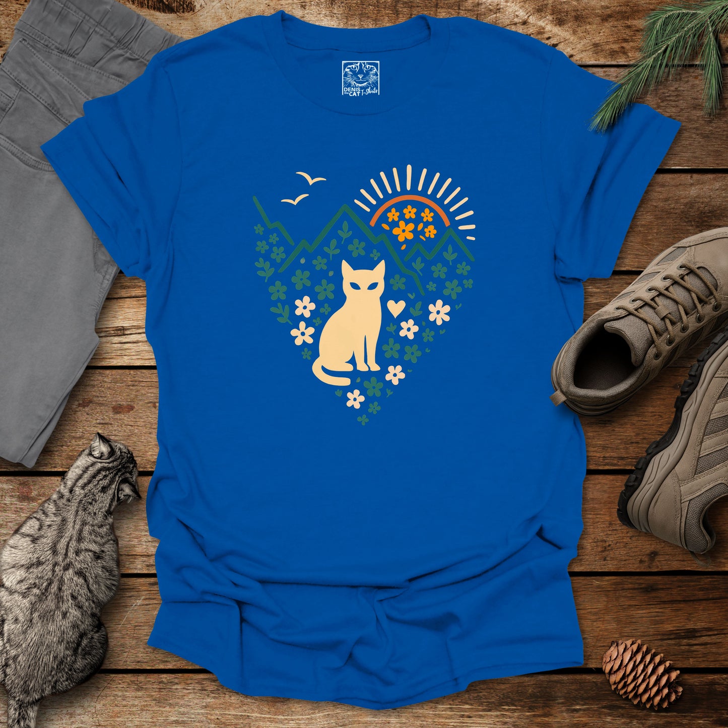 Mountain Sunrise Cat