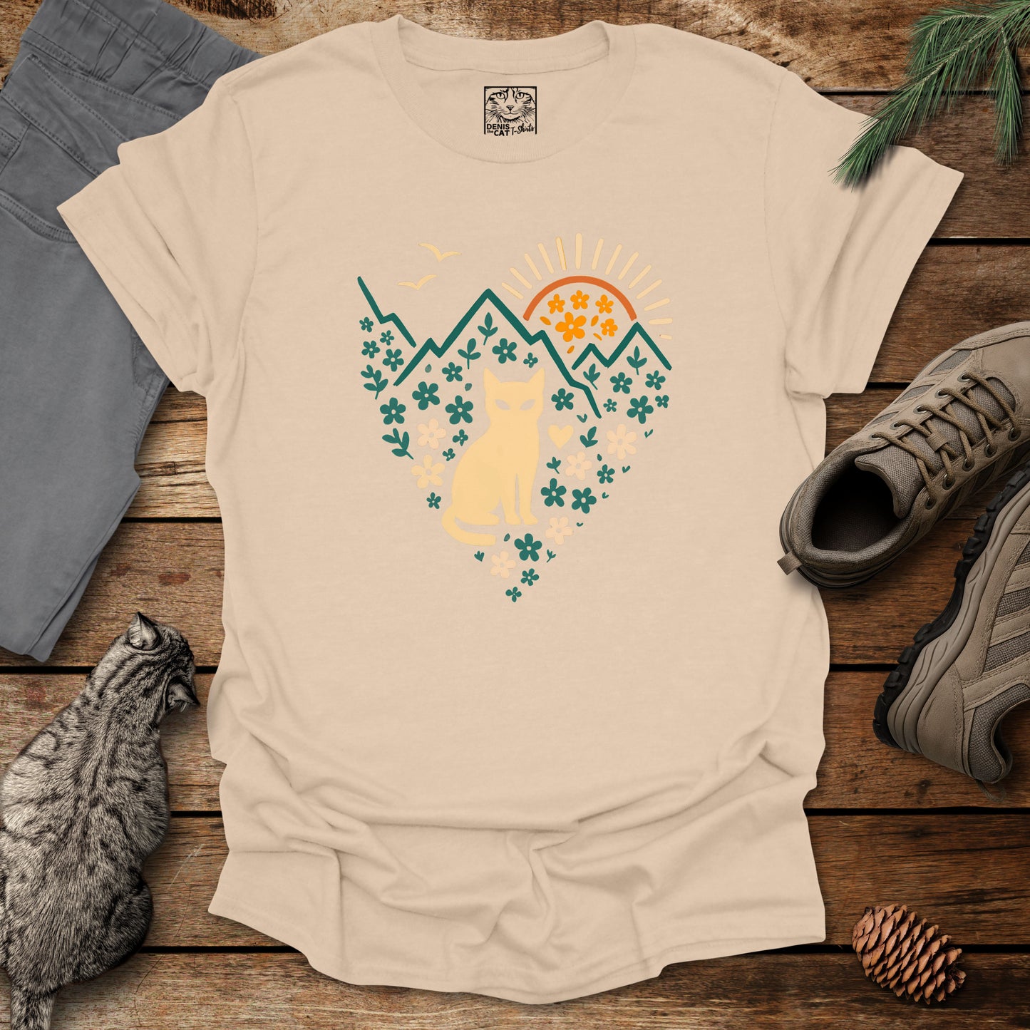 Mountain Sunrise Cat