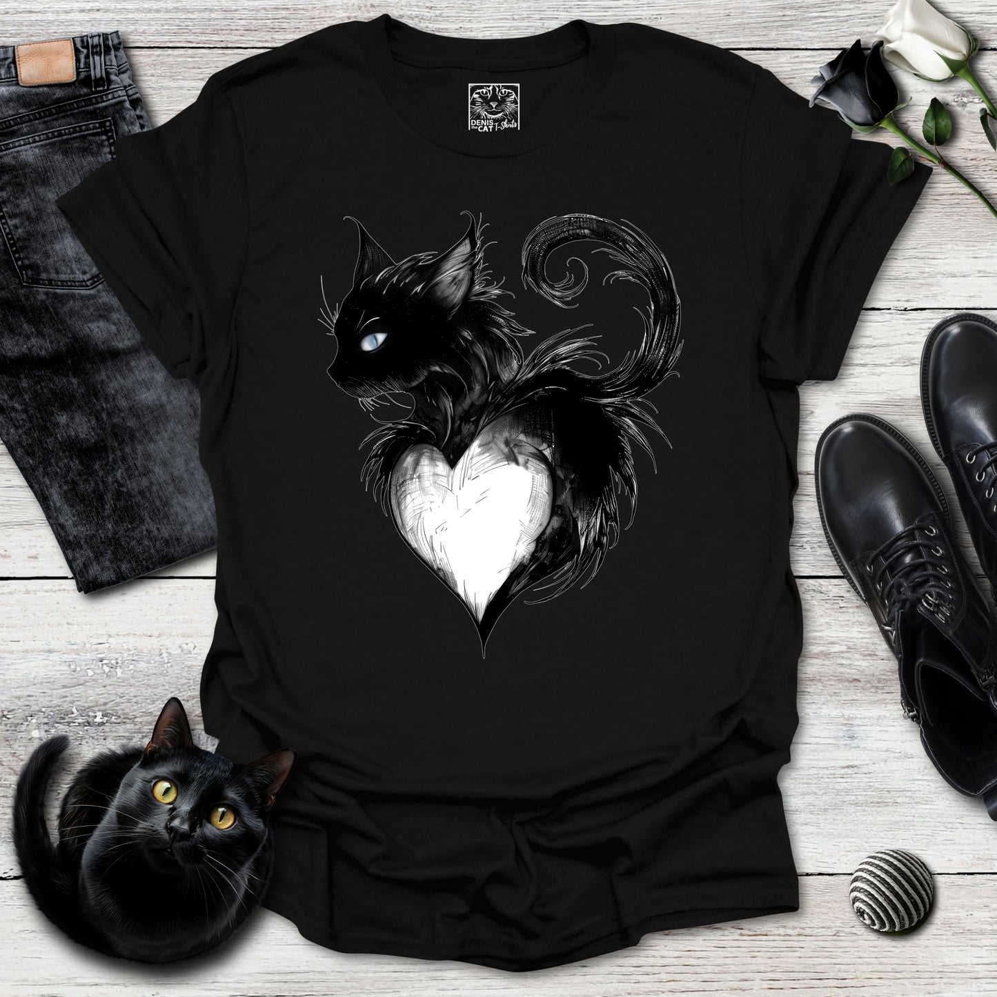 Black Cat Heart 1