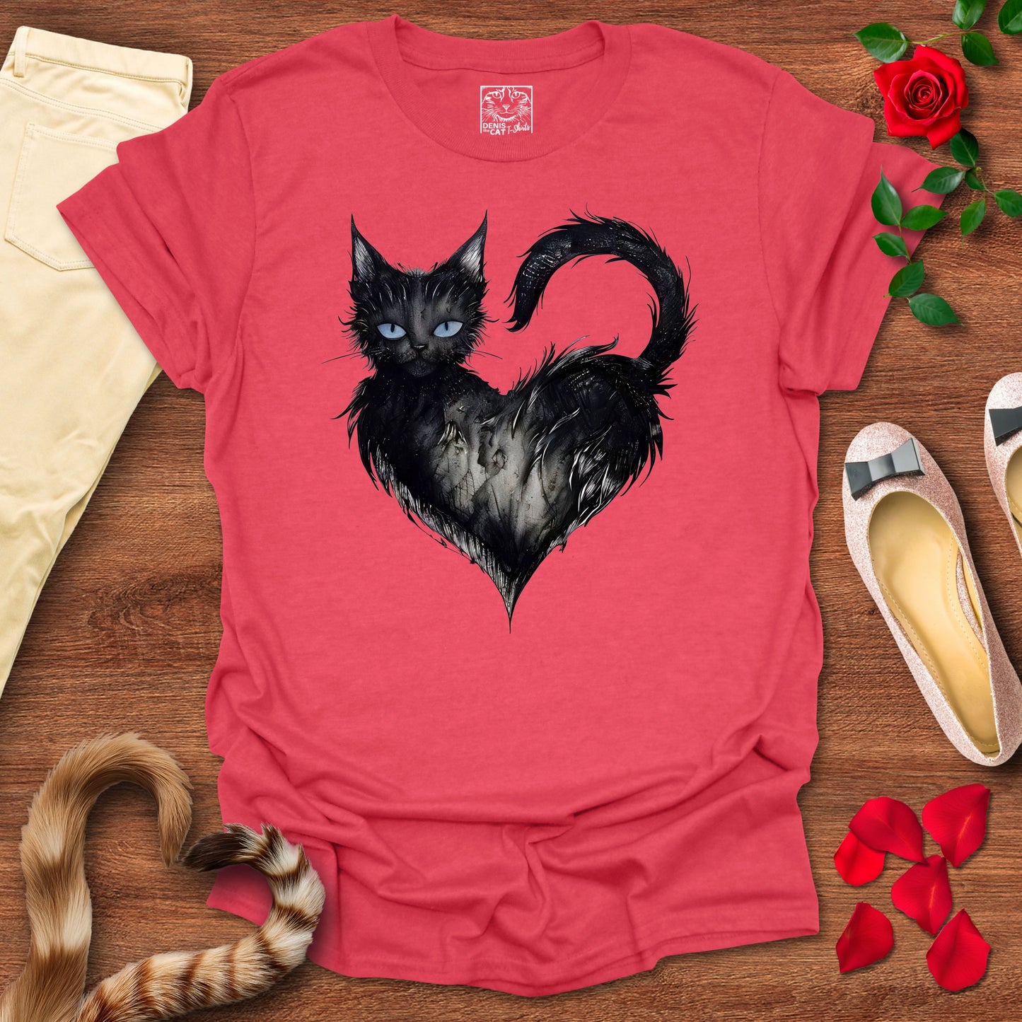 Mystical Black Cat Heart 2