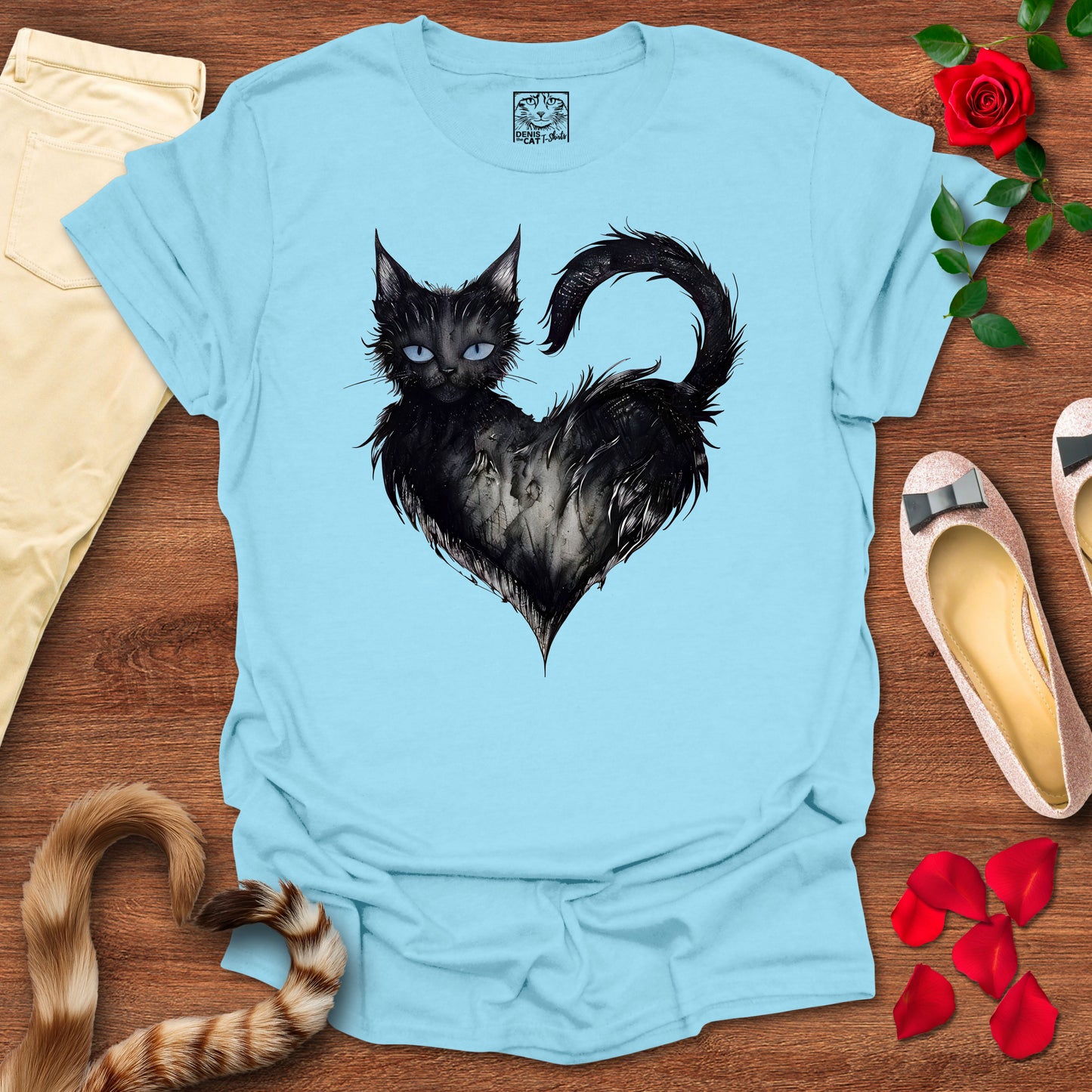 Mystical Black Cat Heart 2