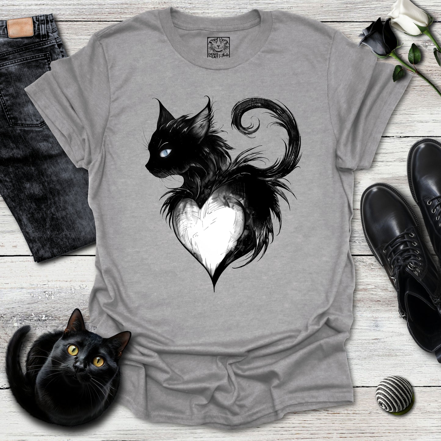 Black Cat Heart 1