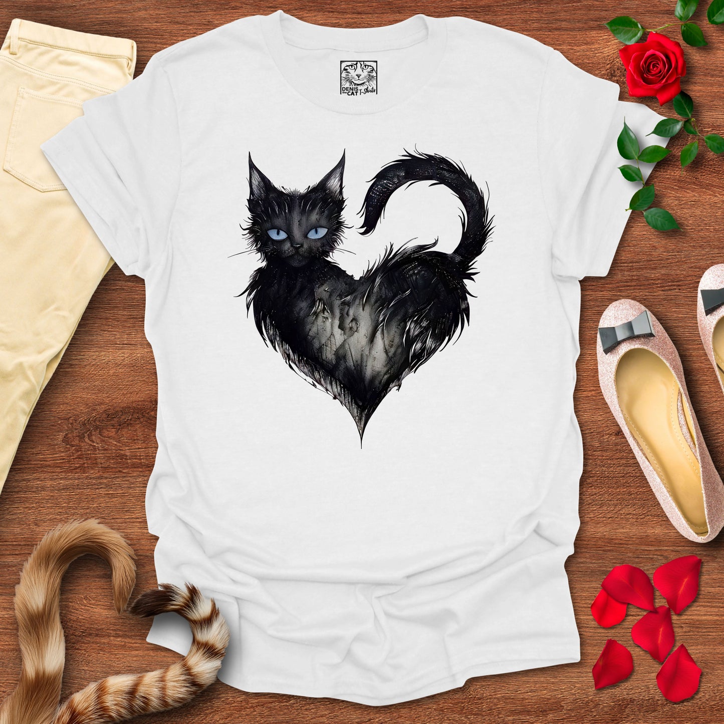 Mystical Black Cat Heart 2