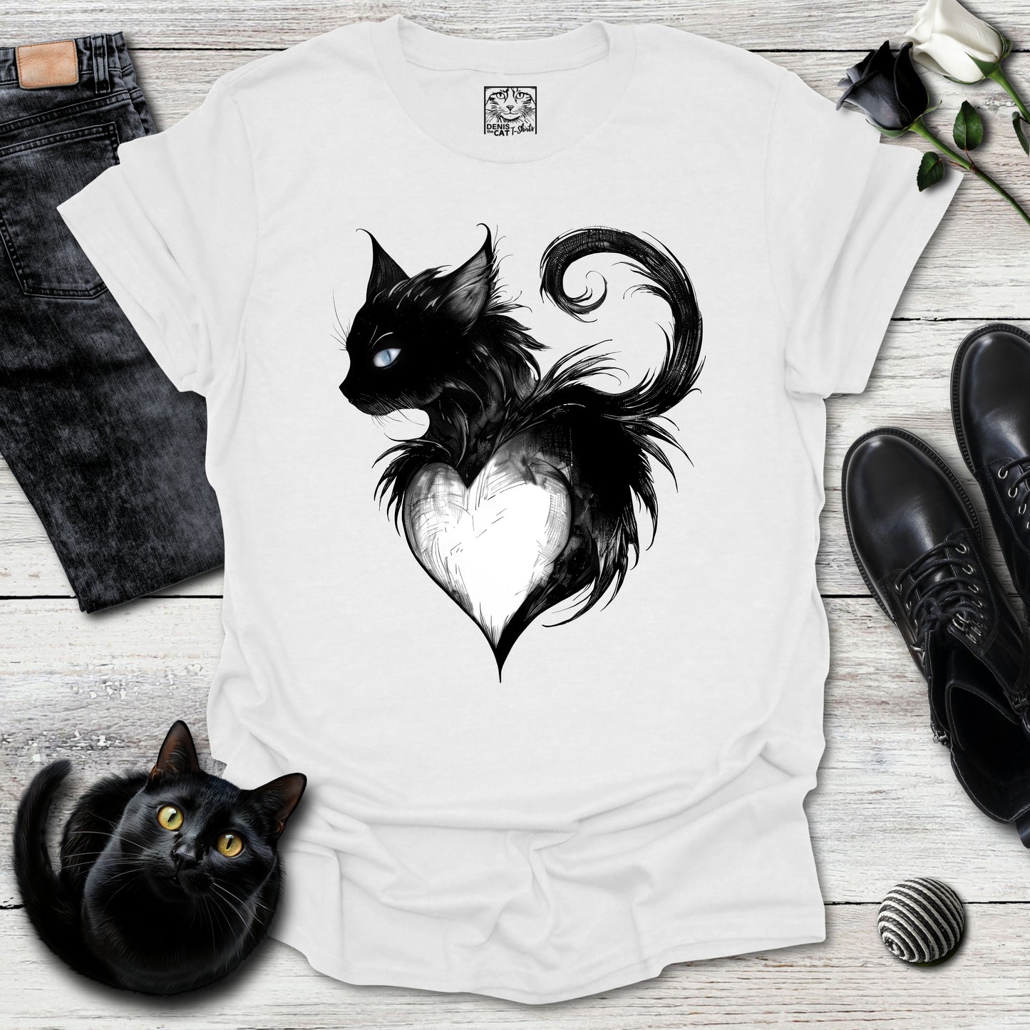 Black Cat Heart 1