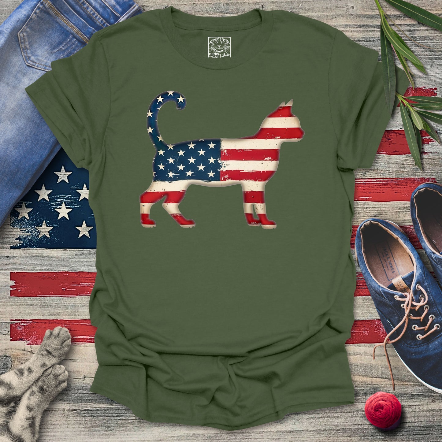 Patriotic Cat 1