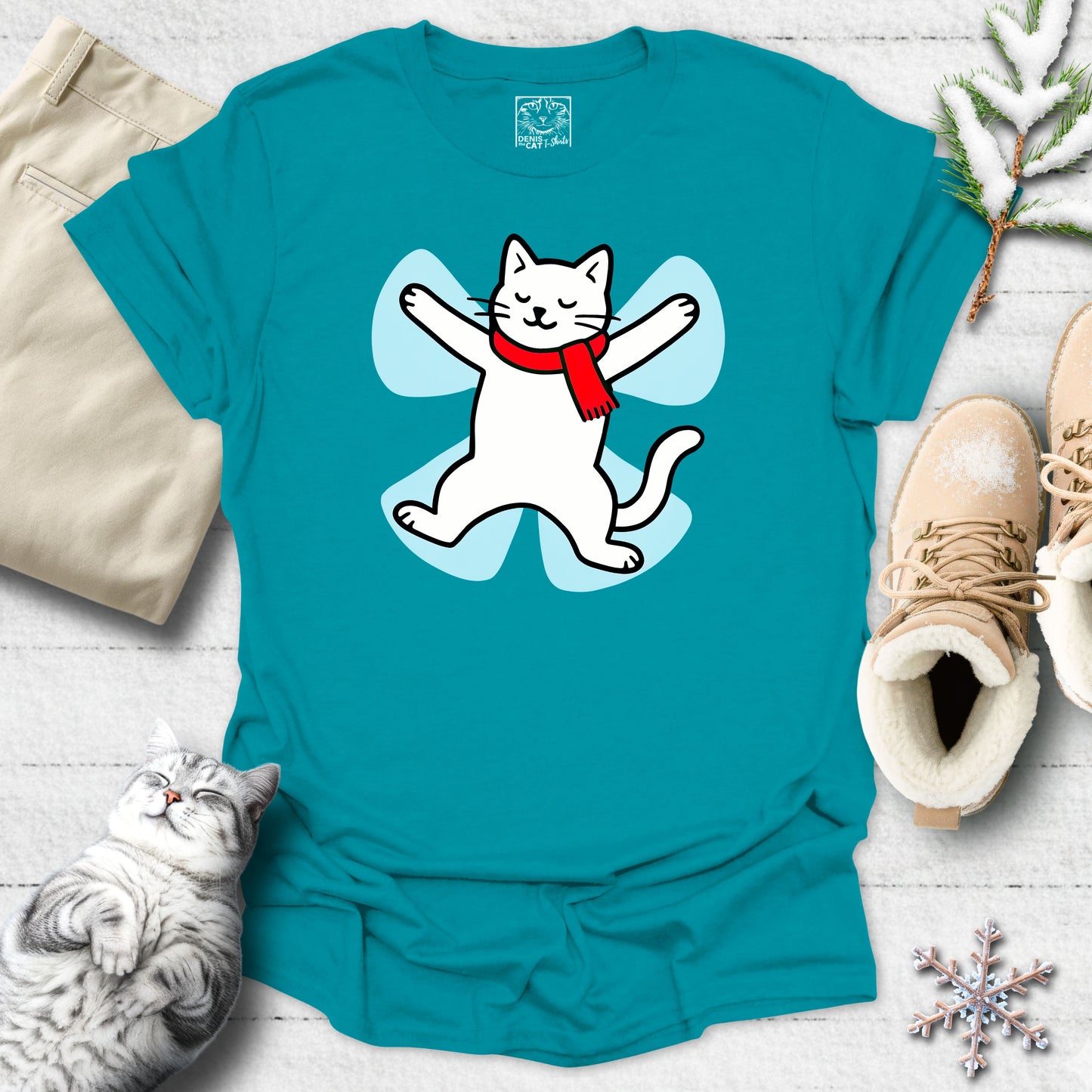 Snow Angel Kitty