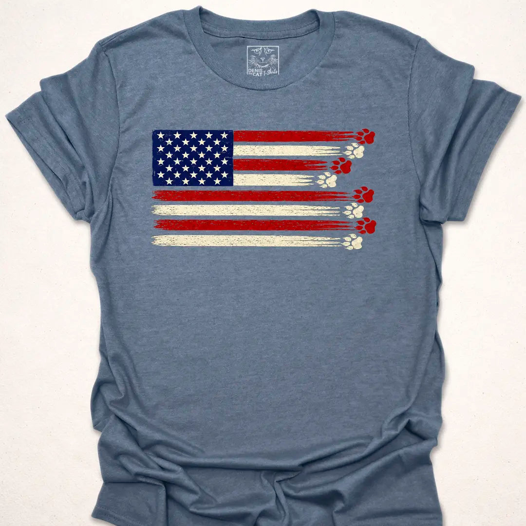 USA Cat Paw Flag