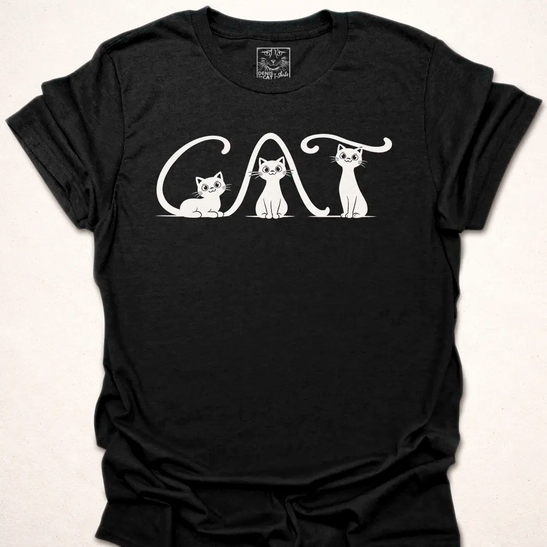 3 Cats Tails Spelling CAT