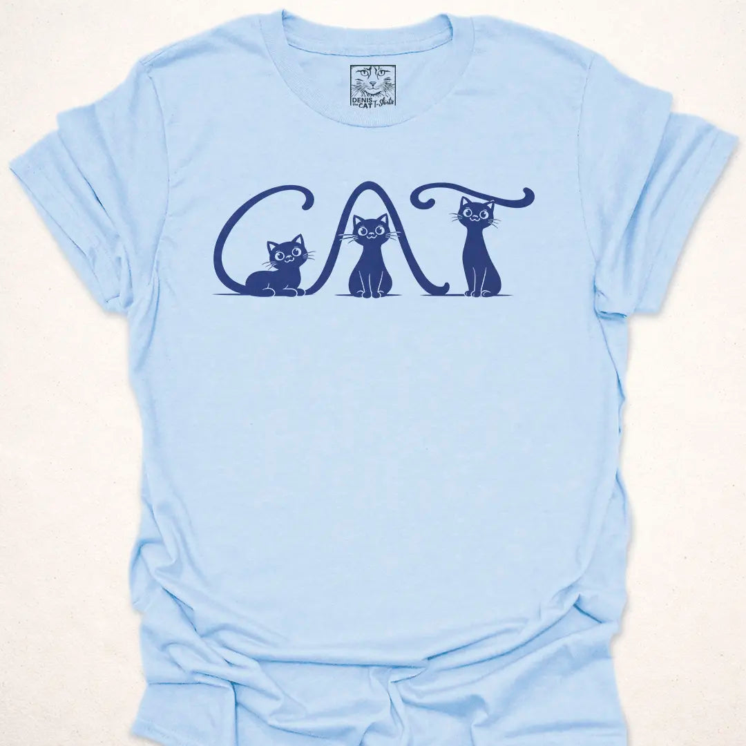 3 Cats Tails Spelling CAT