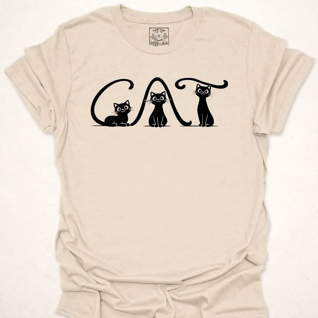 3 Cats Tails Spelling CAT