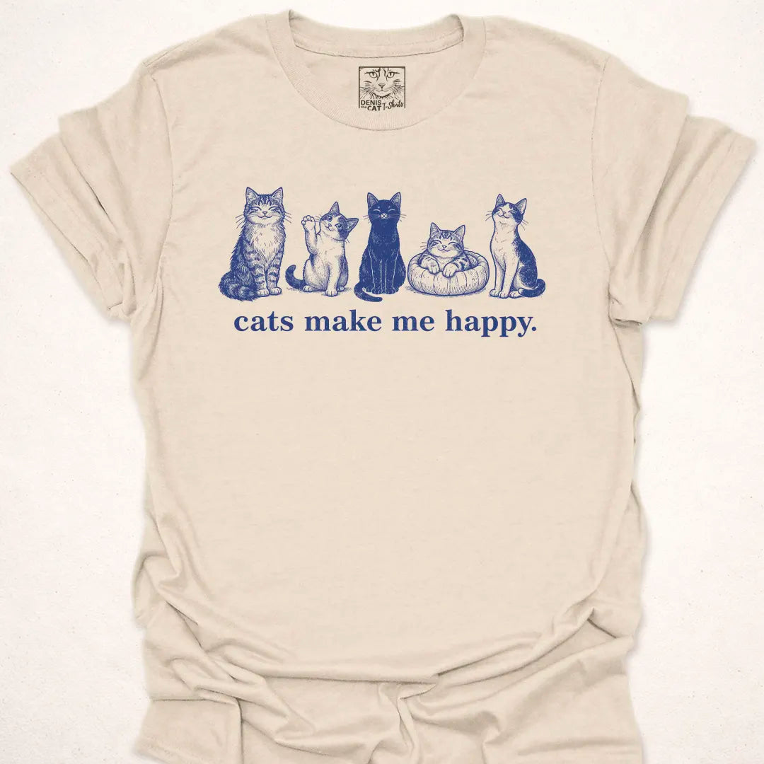 Cats Make Me Happy.