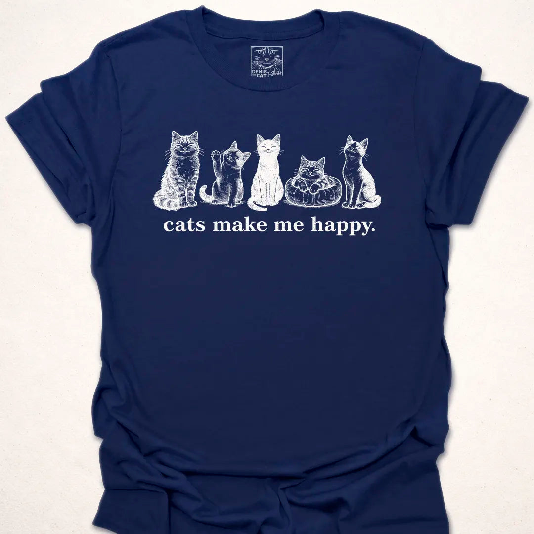 Cats Make Me Happy.