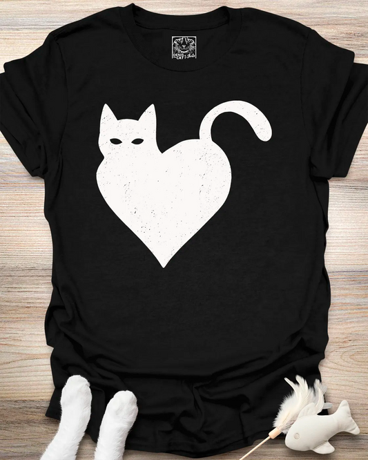 Minimalist Cat Heart