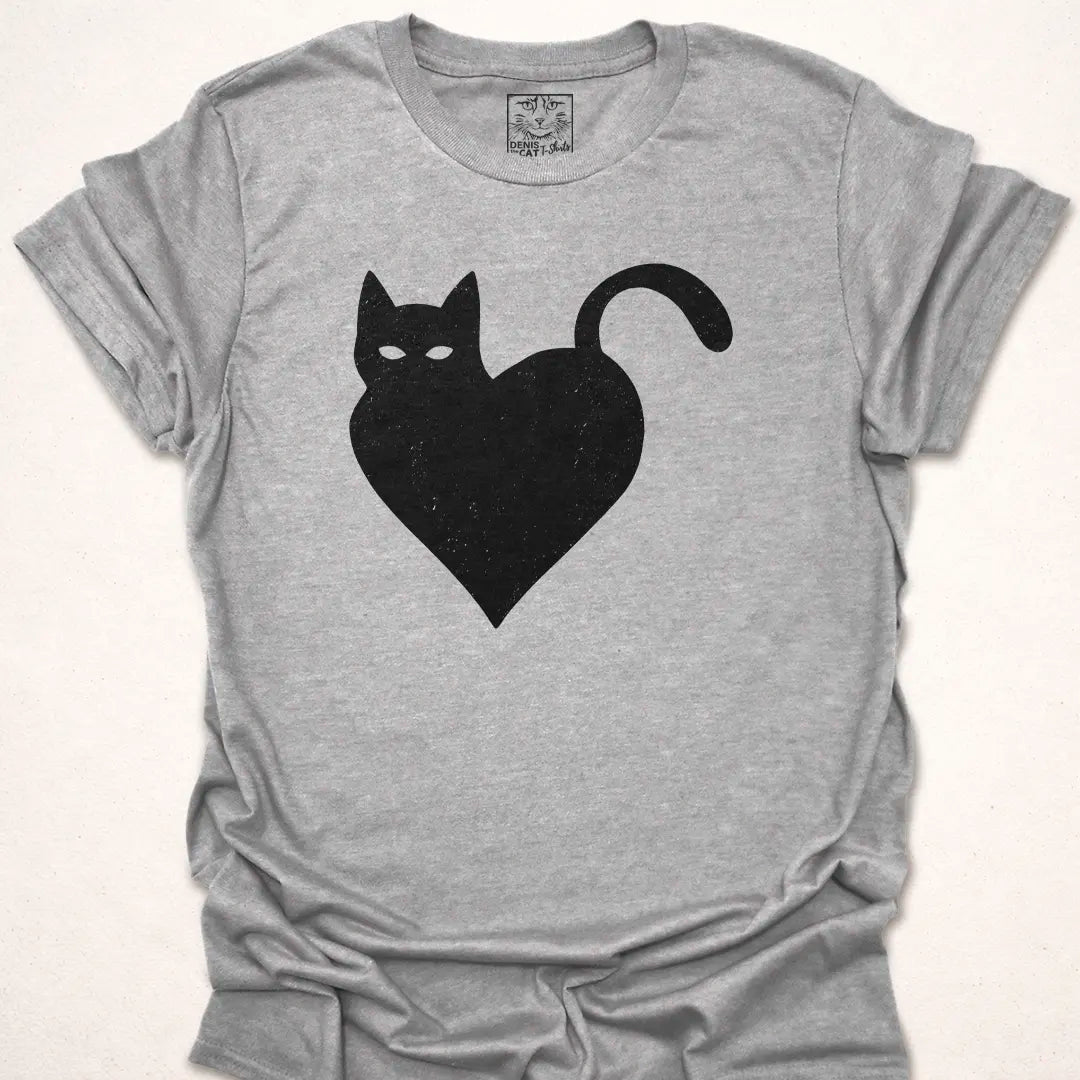 Minimalist Cat Heart
