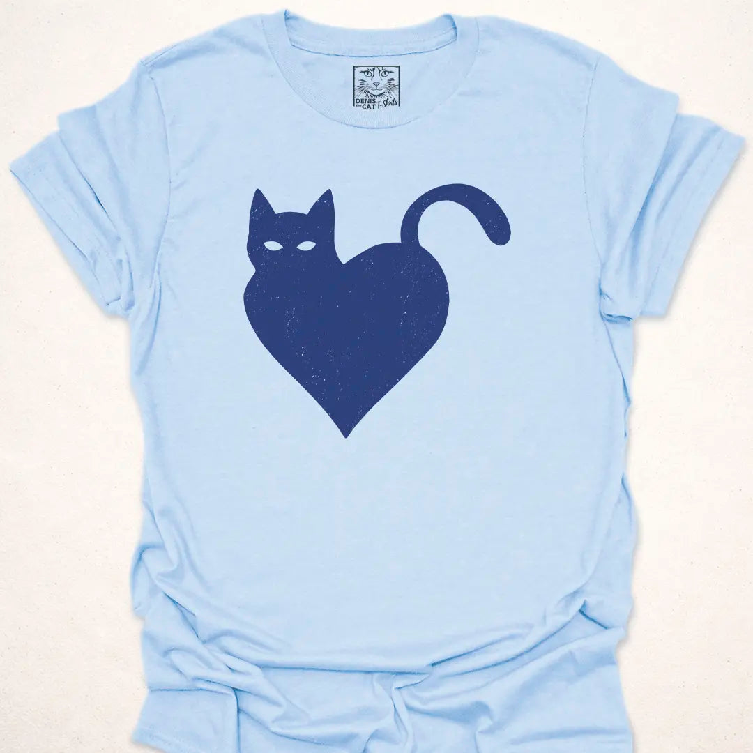 Minimalist Cat Heart