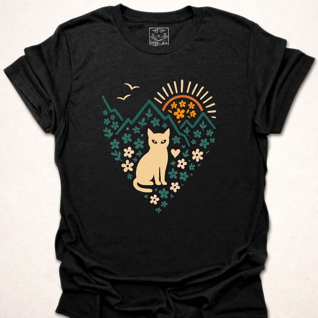 Mountain Sunrise Cat
