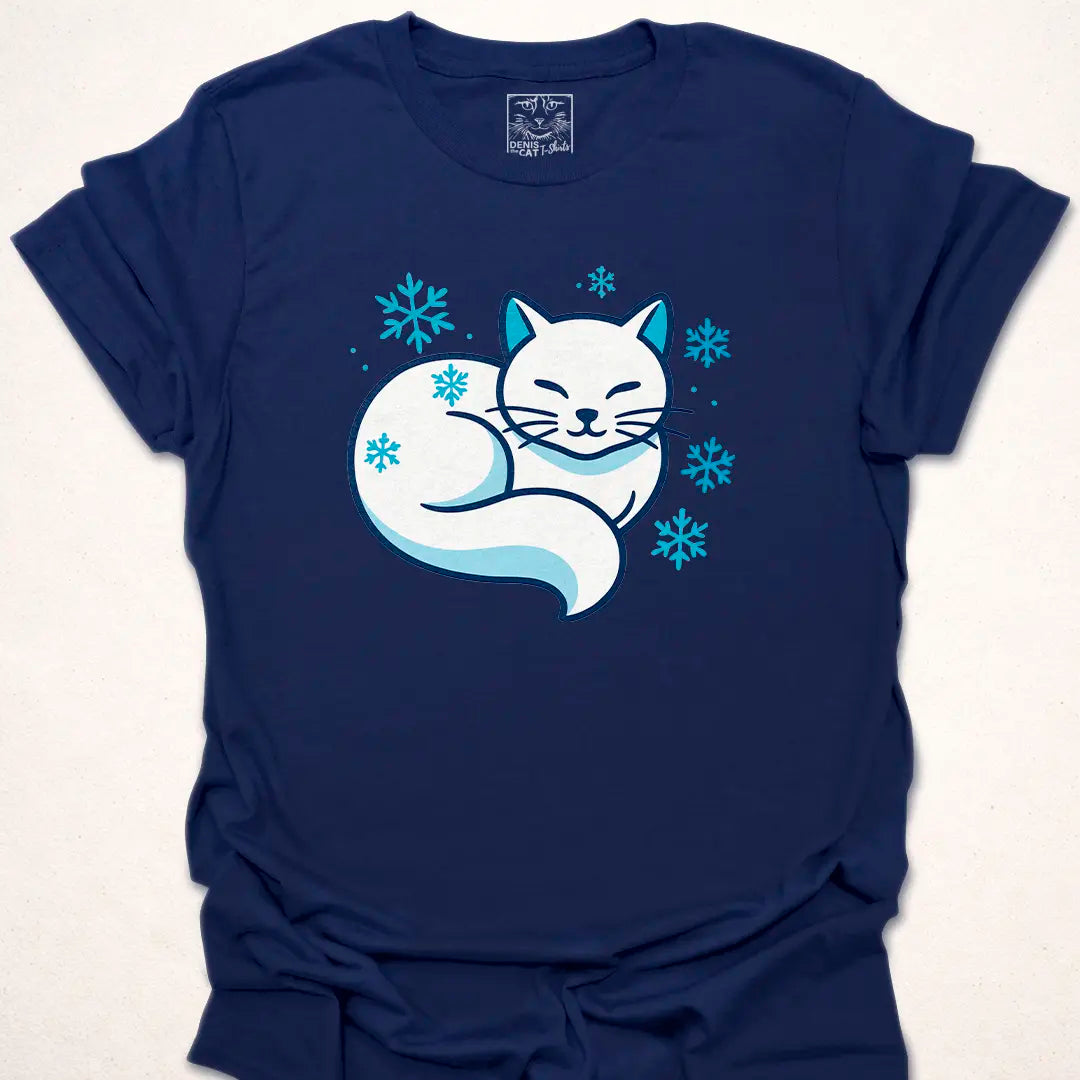 Serene Snow Cat