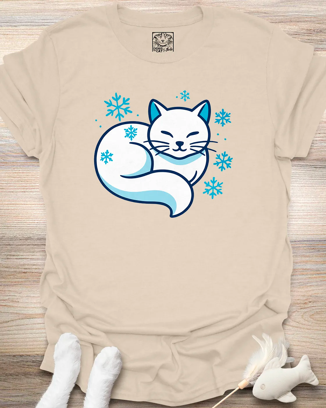 Serene Snow Cat