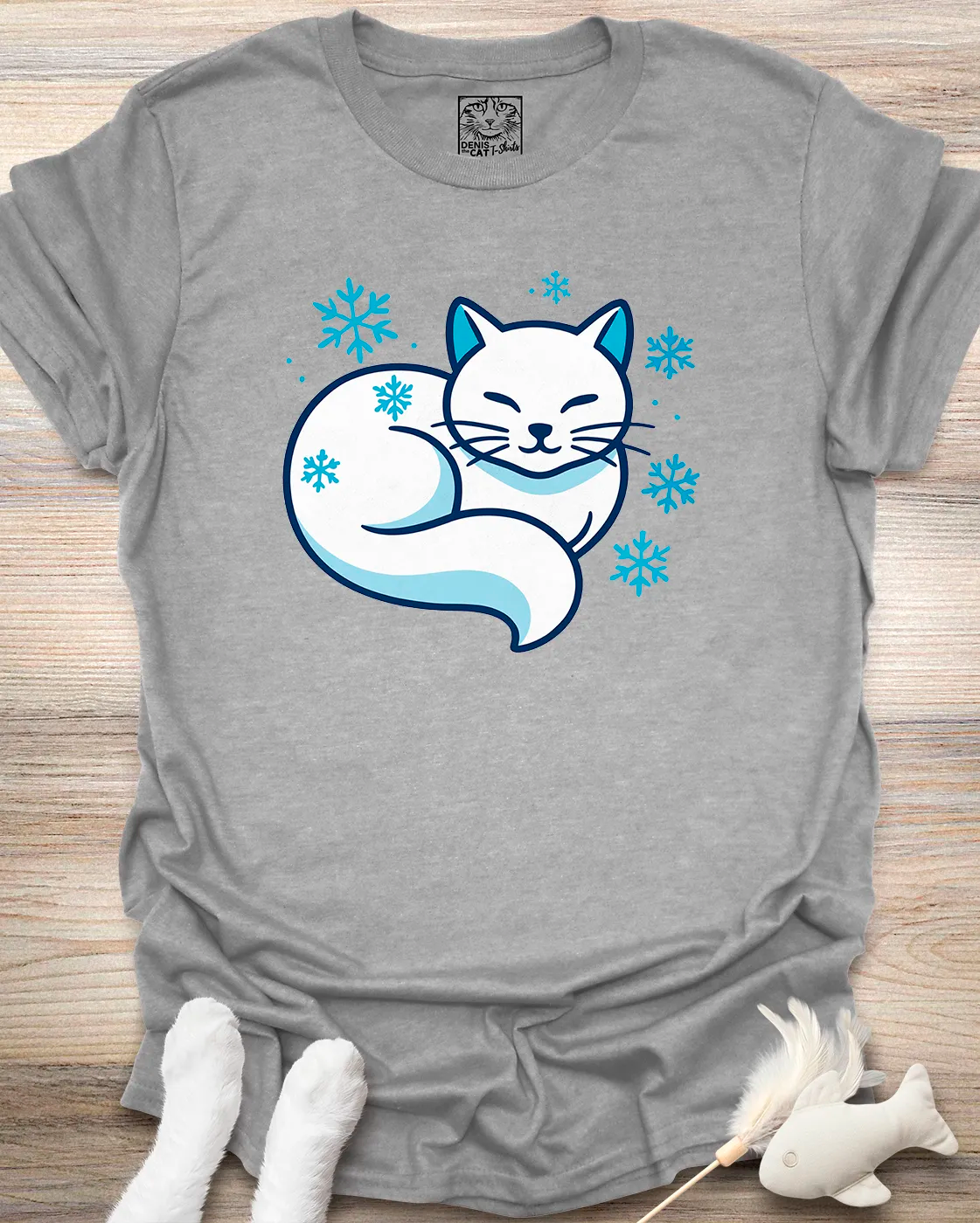 Serene Snow Cat