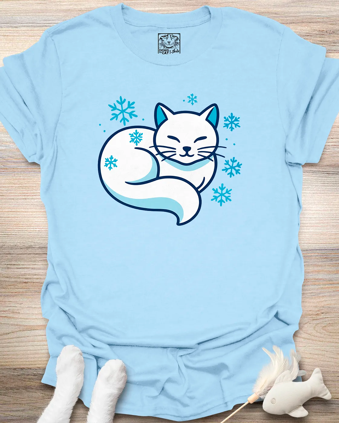 Serene Snow Cat