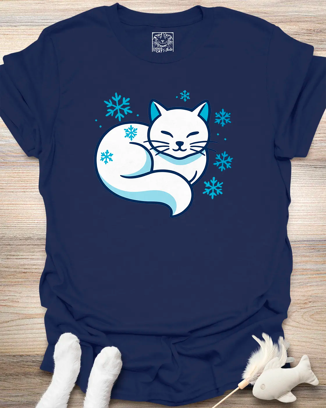 Serene Snow Cat