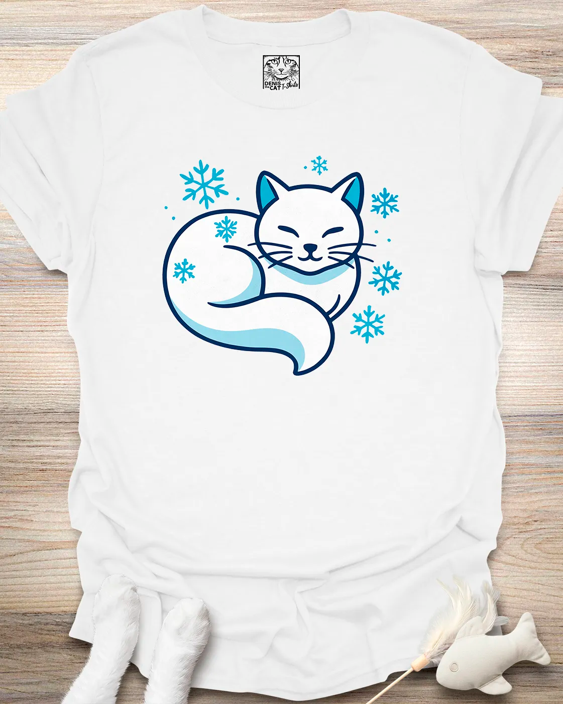 Serene Snow Cat