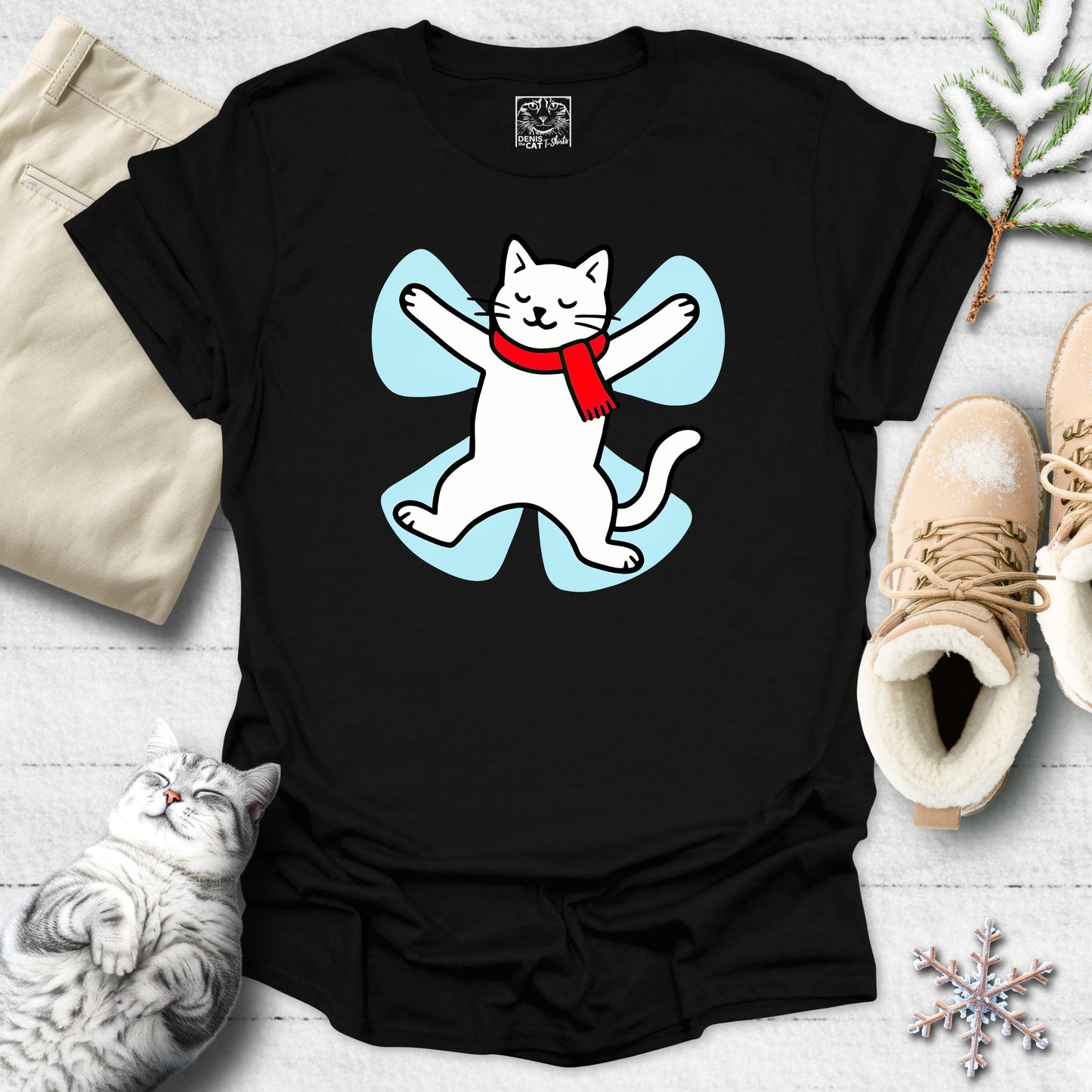 Snow Angel Kitty