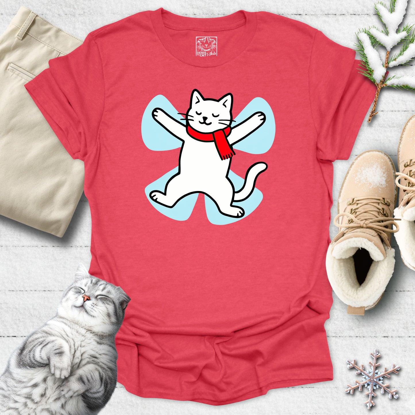 Snow Angel Kitty