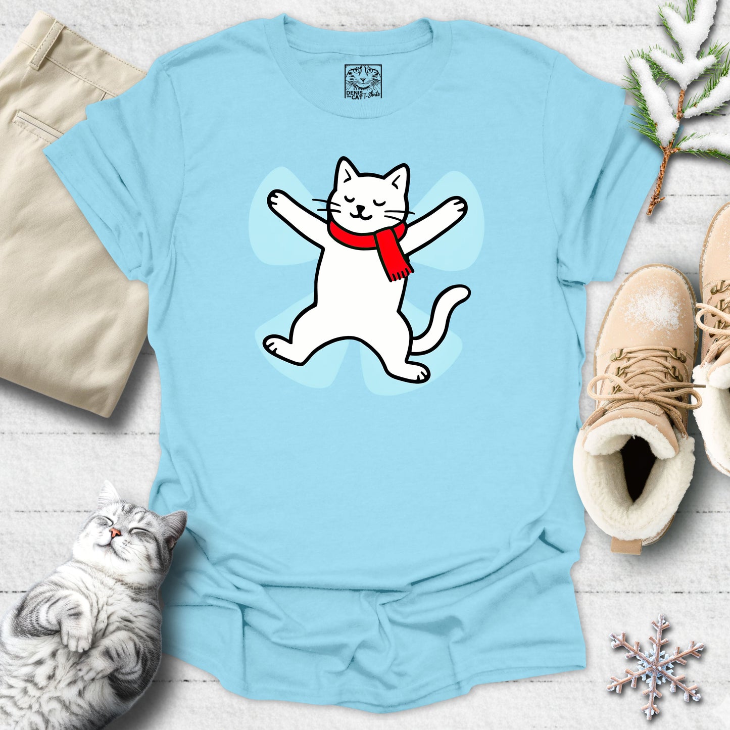 Snow Angel Kitty
