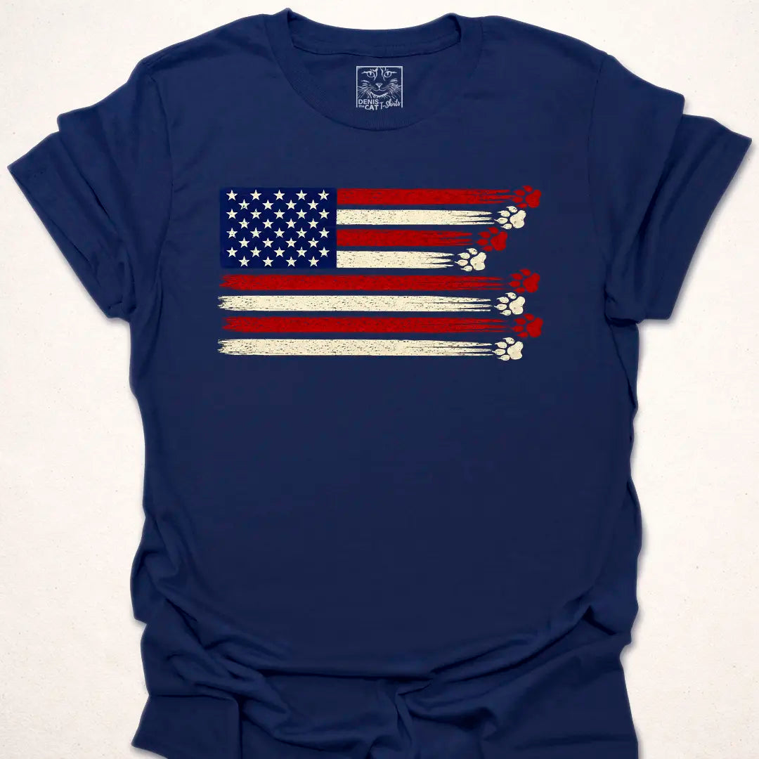 USA Cat Paw Flag