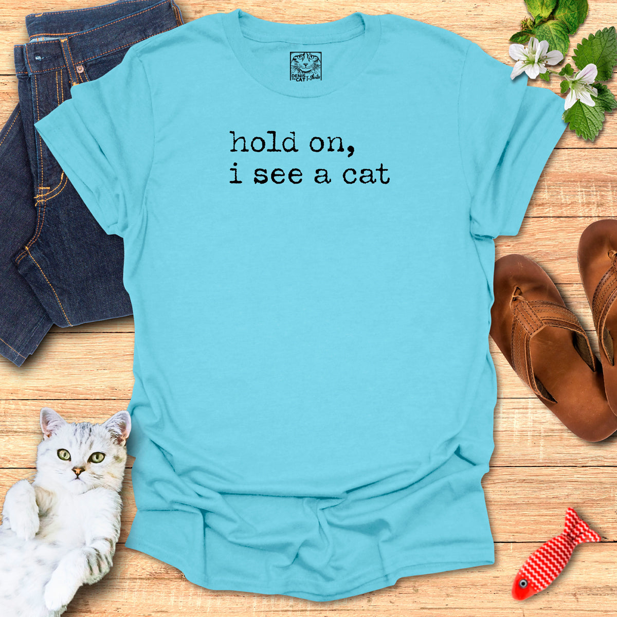 hold on, i see a cat