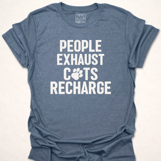 People Exhaust Cats Recharge