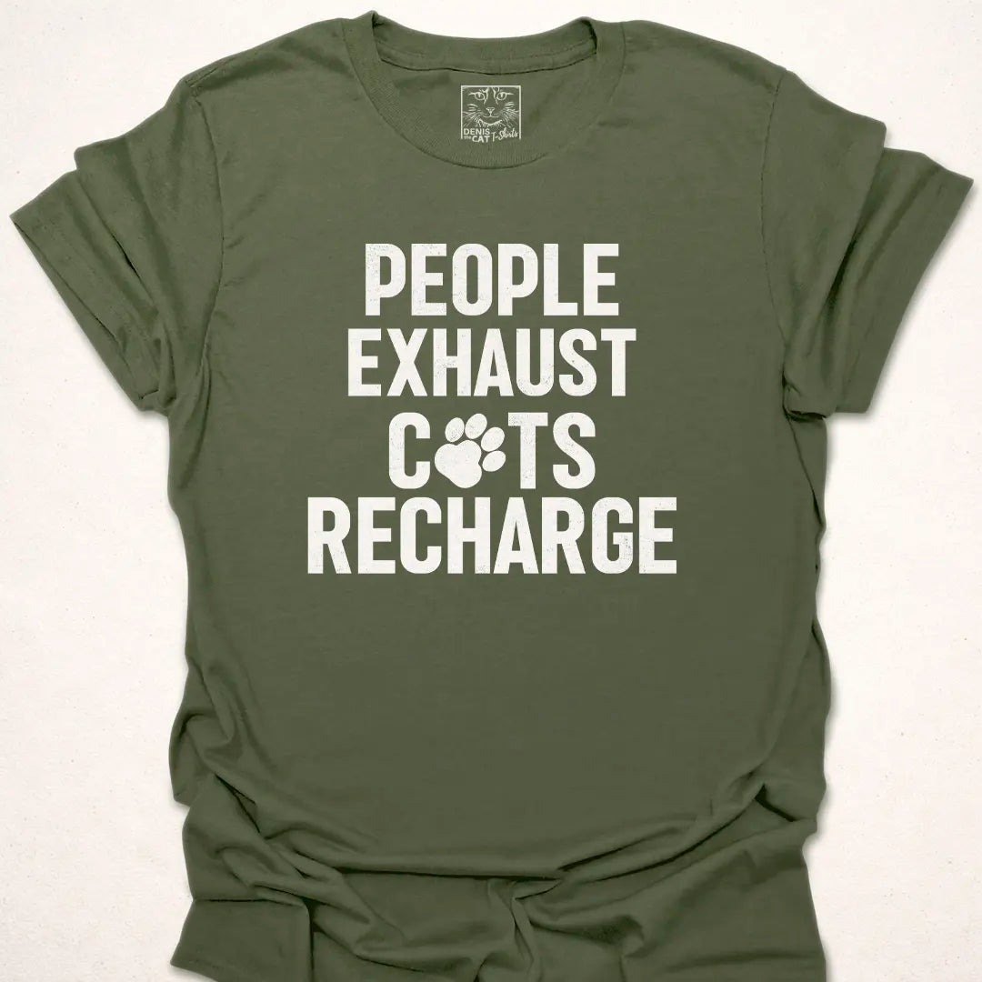 People Exhaust Cats Recharge